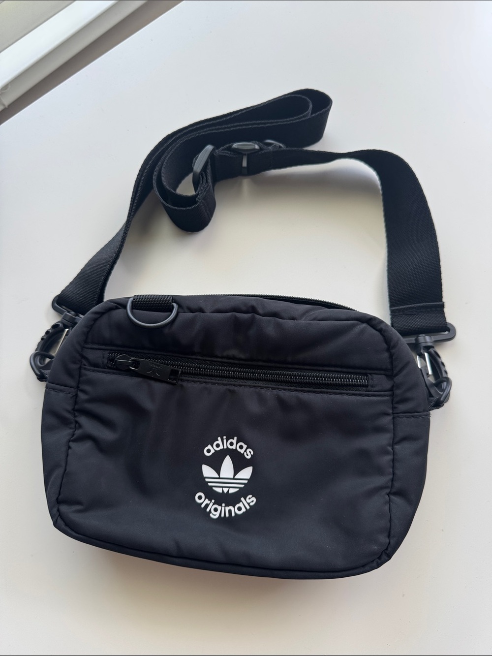 adidas Originals Black Trefoil Belt Bag